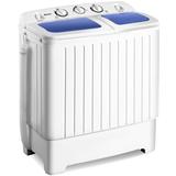 Costway 20 lbs Compact Twin Tub Washing Machine for Home Use