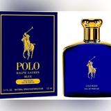 Polo By Ralph Lauren Other | Brand New Polo Ralph Lauren Gold Blend Edp 75 Ml Spray For Men | Color: Blue/Gold | Size: Os