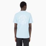 Dickies Men's Bayside Gardens Short Sleeve T-Shirt - Sky Blue Size XL (WSR46)
