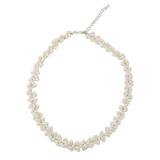'Extravagant White' - Hand Made Bridal Pearl Strand Necklace