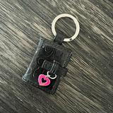Coach Accessories | Coach Picture Frame Keychain | Color: Black/Pink | Size: Os