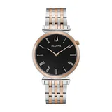 Bulova Regatta Mens Two Tone Stainless Steel Bracelet Watch 98a234, One Size