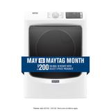Maytag 7.3-cu ft Stackable Electric Dryer (White) ENERGY STAR | MED5630HW