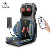 Comfier Shiatsu Neck Back Massager with APP Remote 2D/3D Kneading Massage Chair Pad Heating & Compression Seat Cushion Massagers Ideal Gifts