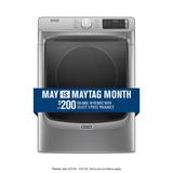 Maytag 7.3-cu ft Stackable Electric Dryer (Metallic Slate) ENERGY STAR | MED5630HC
