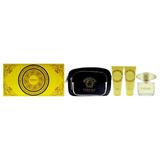Versace Versace Yellow Diamond 4 Pc Gift Set 3oz EDT Spray 3.4oz Perfume Shower Gel 3.4oz Perfume Body Lotion Pouch