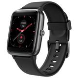 Timex - iConnect Active+ 38mm Black PU Strap Smart Watch - Black