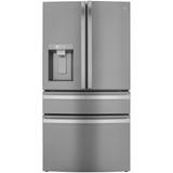 Kenmore Elite 29.6-cu ft 4-Door Smart French Door Refrigerator with Ice Maker (Fingerprint Resistant Stainless Steel) ENERGY STAR | 4672695