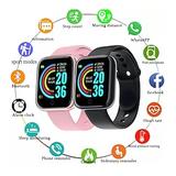 696 Y68 Smart Watch 1.3 inch Smartwatch Fitness Running Watch Digital Watch Bluetooth Pedometer Sleep Tracker Heart Rate Monitor Compatible with Android iOS Women's Women Water Resistant / Waterproof Lightinthebox
