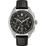 Bulova Lunar Pilot Leather Strap Archive Heritage Men's Watch - 96B251LE Gifts for Him