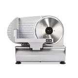 Weston 7.5" Electric Meat Slicer W/ Serrated Blade, Silver