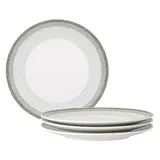 Noritake Colorscapes Layers Set Of 4 Coupe Salad Plates, 8 1/4", Sage
