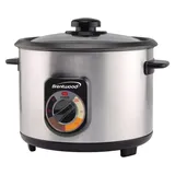 Brentwood Stainless Steel Crunchy Persian Rice Cooker (10 Cups Cooked, 400 Watts)