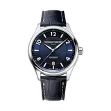 Frederique Constant Swiss Men's Limited-Edition Runabout Automatic Black Leather Strap Watch, 42 Millimeter