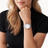 Michael Kors Accessories | Michael Kors6428ritz Swarovski Crystalstainless Steel Chronograph Watch | Color: Silver | Size: Approx 7.2 Length