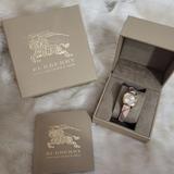 Burberry Accessories | Burberry Bu9219 Champagne Dial Ladies Watch Comes With Box | Color: Cream/Tan | Size: Os