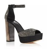 Michael Kors Shoes | Michael Kors Women's Peep Toe Ankle Strap Sandals Black Size 7 | Color: Black | Size: 7
