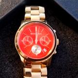 Michael Kors Accessories | Micheal Kors Woman's Watch | Color: Gold/Orange | Size: Os