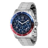 Invicta Men's Watches Silver - Blue & Stainless Steel Specialty PF12704 Chronograph Watch
