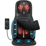 Back Massager with Heat Binecer Shiatsu Neck Back Massager Cushion Pad 2D/3D Massage Chair Mat with Air Compression Vibration for Car Home Office Full Body Relaxing