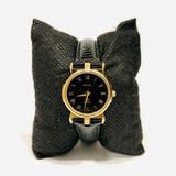 Gucci Accessories | Gucci 3400f L Swiss Made Gold Plated Roman Numerals Women's Watch - New Battery | Color: Black/Gold | Size: Os
