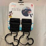 Disney Storage & Organization | Disney Baby Clip 'N Carry Mickey Mouse Stroller Hooks Brand New With Tags | Color: Black/White | Size: Os