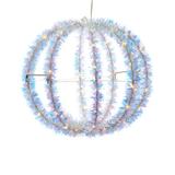 Kurt Adler String Lights - Warm White LED Tinsel Foldable 12'' Sphere Decor