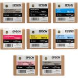 Epson T850 UltraChrome HD 8-Ink Cartridge Set with Photo Black T850900