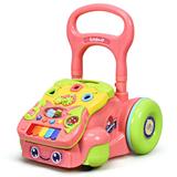 Costway Early Development Toys for Baby Sit-to-Stand Learning Walker-Pink