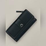 Coach Bags | Coach Black Leather Large Clutch Wallet With Separate Checkbook Cover | Color: Black | Size: Os