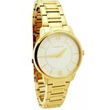 Caravelle Men's By Bulova 44a114 Stainless Steel Gold Tone Dress Watch