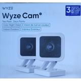 Wyze Cam V3 Two (2) Pack Color Night Vision Indoor/outdoor Security