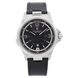 Victorinox Swiss Army Night Vision Steel Black Dial Quartz Men Watch 241664