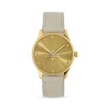 Women's G-Timeless Yellow Gold PVD & Leather Strap Watch - Yellow Gold - Yellow Gold
