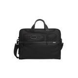 Men's Alpha Compact Laptop Briefcase - Black - Black