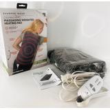 Sharper Image Calming Heat Massage Therapy Weighted Heating Pad Open