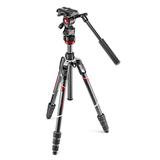 Manfrotto Befree Live Carbon Fiber Video Tripod Kit With Fluid Head
