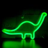 Urban Outfitters Wall Decor | Neon Green Dinosaur Animal Kidteen Wall Room Party Birthday Gift Decor Ledlight | Color: Green | Size: Os