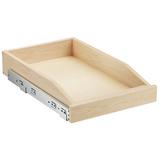 Red Barrel Studio® Dazion Single Pull Out Cabinet Organizer Soft Close Slide Out Wood Drawer Storage Shelves Wood in Brown | Wayfair