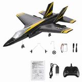 Remote Control Airplane Model 2CH RC Plane 2.4G Remote Control Airplane Fixed Wing Aircraft Toy for Kids and Adults - Black