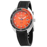 Bulova Devil Diver Automatic Orange Dial Men's Watch 96b350