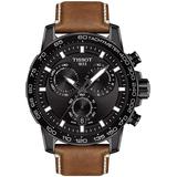 Tissot Supersport Chrono Leather Mens Watch T1256173605101
