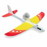 Upgraded Super Capacitor Electric Hand Throwing Free-flying DIY Airplane Model Indoor Hobby Toys