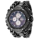 Invicta Masterpiece Valjoux Caliber 7750 Swiss Made Automatic Men's Watch w/ Mother of Pearl Dial - 58.3mm Black (44568)