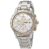 Fossil Dean Chronograph Quartz Silver Dial Men s Watch FS4795IE