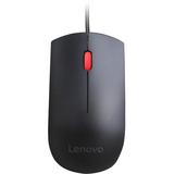 Lenovo Essential USB Mouse - Optical - Cable - Black - 1 Pack - USB - 1600 dpi - Scroll Wheel - 3 Button(s) - Symmetrical