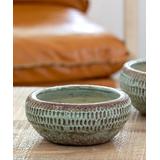 Park Hill Collection Bowls Glazed - Sage Green Small Yuma Dot Glazed Ceramic Bowl