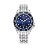 Citizen Women's Sport Luxury Silver-Tone Stainless Steel Bracelet Watch - 35 Millimeter