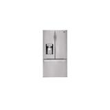 LG 27.90 cu. ft. Smart Wi-Fi Enabled French Door Counter-Depth Refrigerator Stainless Steel LFXS28968S