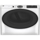 GE GFD55ESSNWW 28 Inch Smart Electric Dryer with 7.8 cu. ft. Capacity, Wi-Fi Enabled, 10 Dry Cycles, 5 Temperature Settings, Long Venting, Energy.
